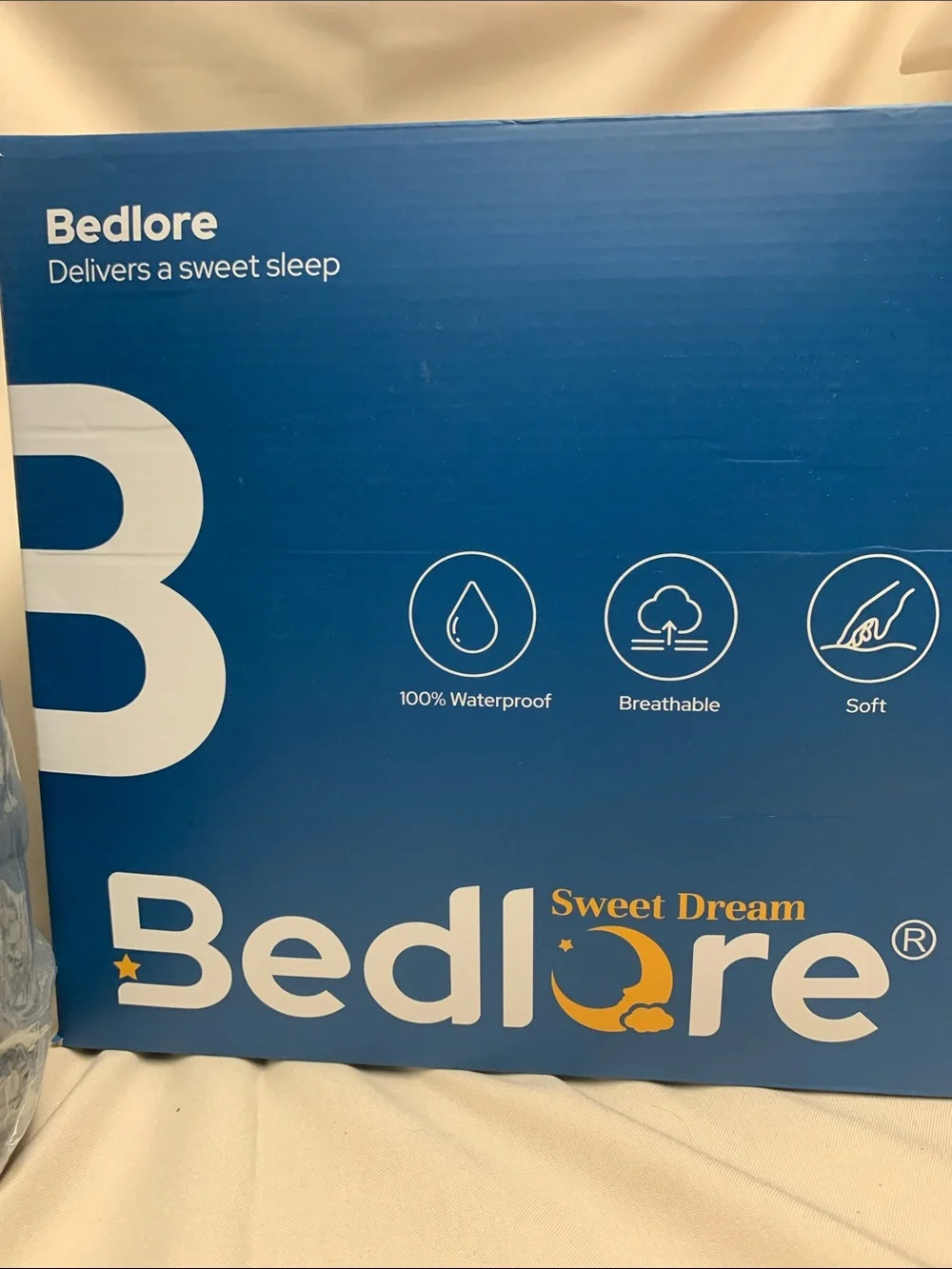 Sweet Dream Waterproof Mattress Protector - Grey/Queen Size